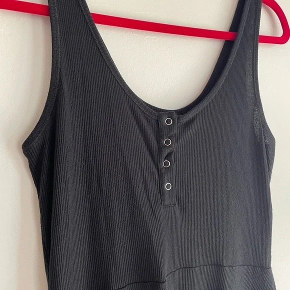 SO Black Rib Knit Dress - Picture 2 of 4